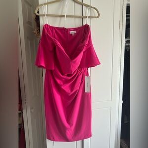 Very pink dressy dress